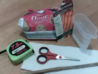 what you need to make a seed tape